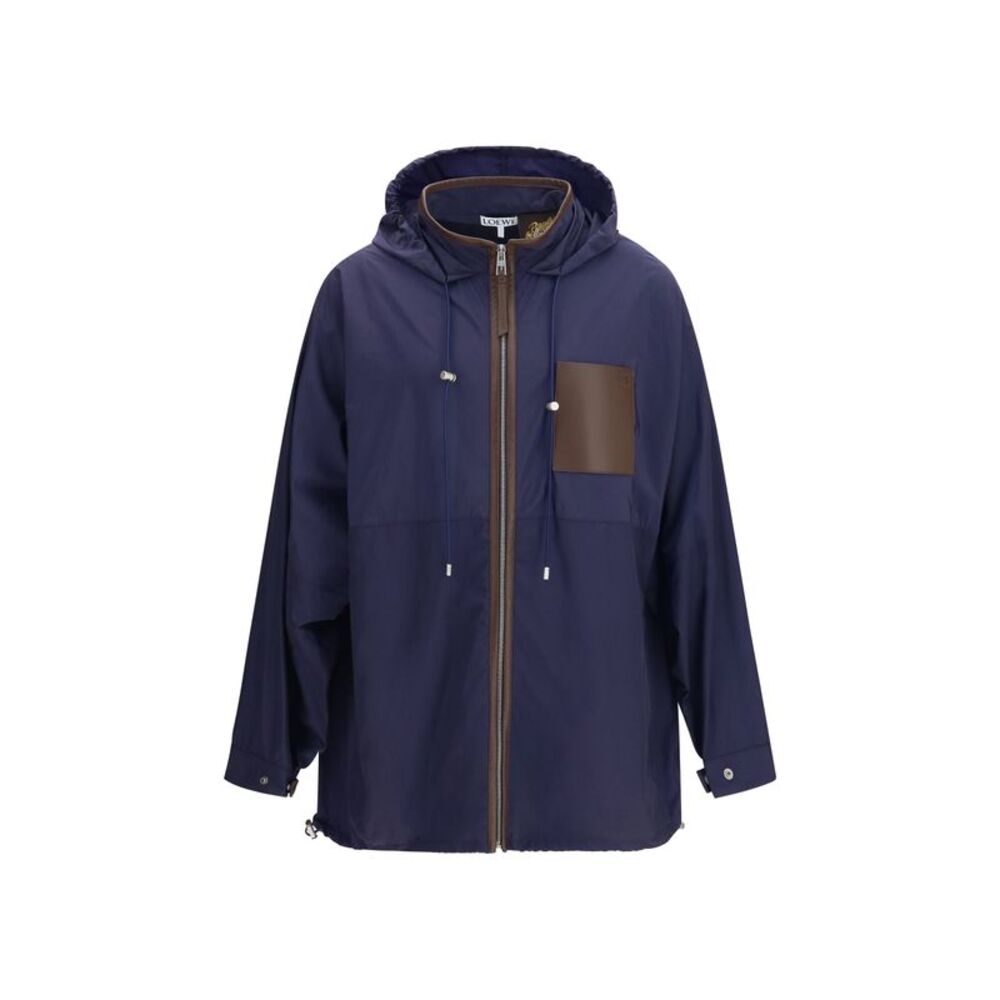 Loewe Men Hooded Technical Fabric Jacket Loewe X Paula’S Ibiza